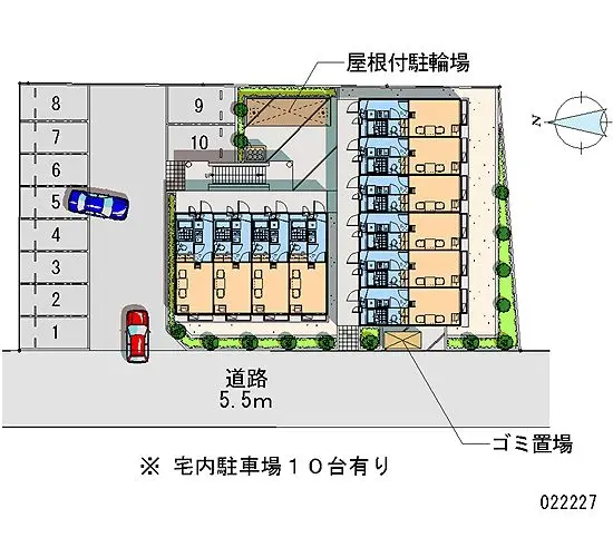 ★手数料０円★立川市柏町　月極駐車場（LP）